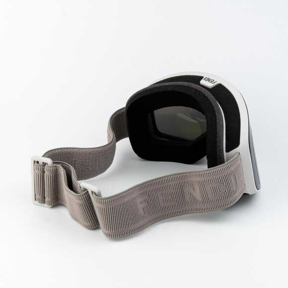 Fendi FE40152U SKI MASK Women 20C Grey Smoke Mirror NEW AUTHENTIC - Picture 6 of 16